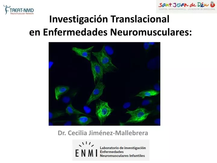 investigaci n translacional en enfermedades neuromusculares