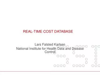 Real-time cost database