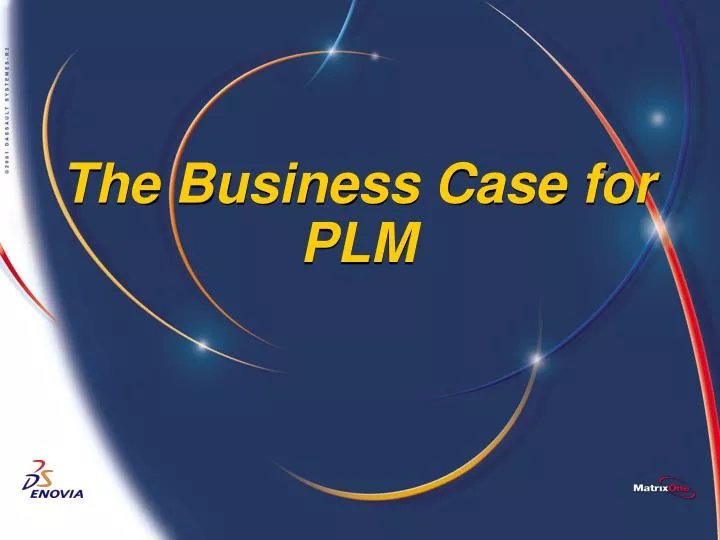 the business case for plm