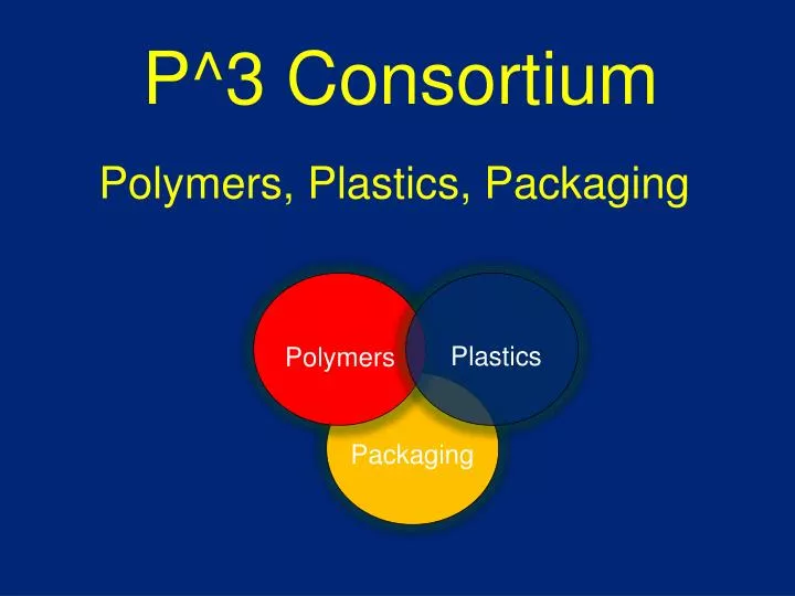 p 3 consortium polymers plastics packaging