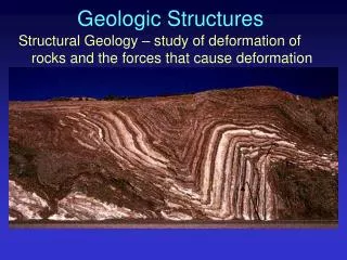 Geologic Structures