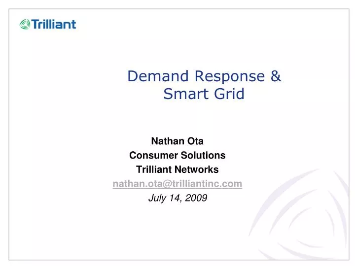 demand response smart grid