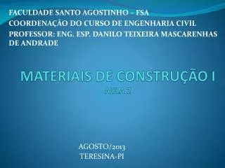 materiais de constru o i aula 2