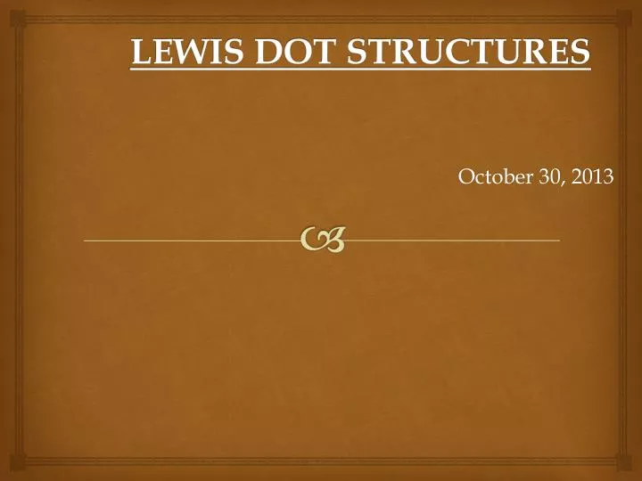 lewis dot structures