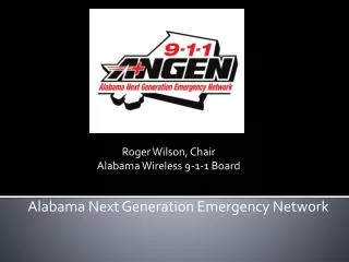 Alabama Next Generation Emergency Network