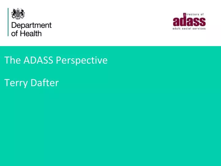 the adass perspective terry dafter