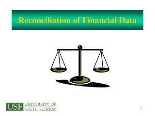 Reconciliation of Financial Data