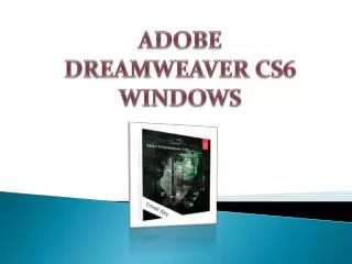Adobe Dreamweaver Cs6 Windows