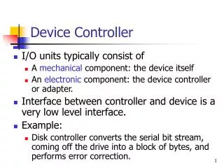 device controller