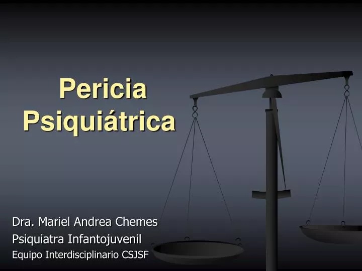 pericia psiqui trica