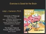 The Impact of Exercise on Brain Health: Insights from Rhesus and Cynomolgus Monkeys - slide 1