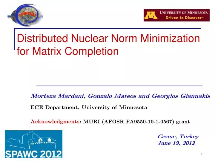 distributed nuclear norm minimization for matrix completion