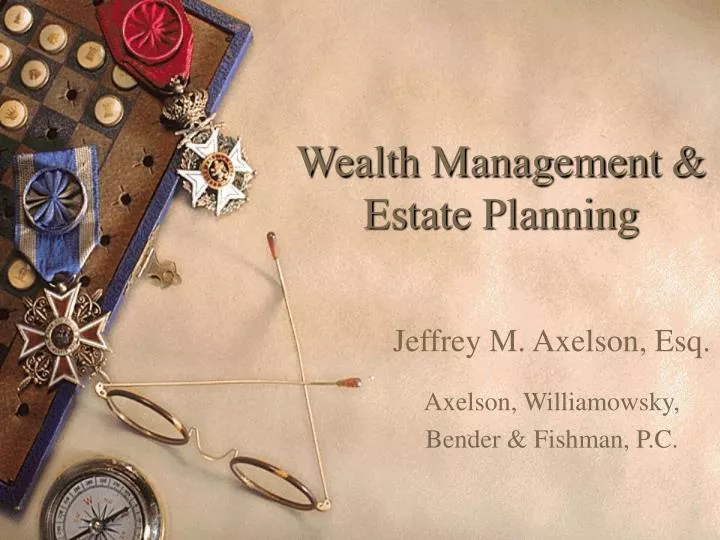 wealth management estate planning