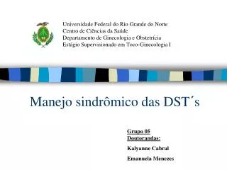 manejo sindr mico das dst s