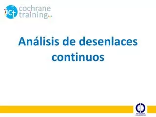 an lisis de desenlaces continuos