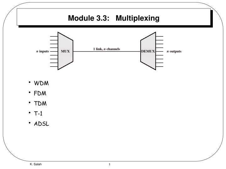 module 3 3 multiplexing