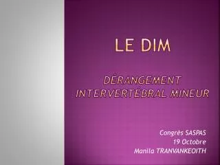le dim d rangement intervert bral mineur
