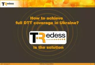 How to achieve full DTT coverage in Ukraine?