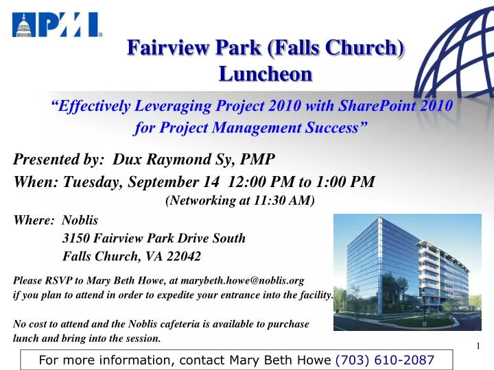 fairview park falls church luncheon