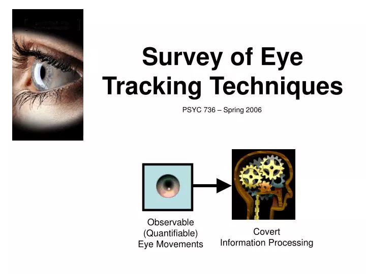 survey of eye tracking techniques