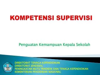 kompetensi supervisi
