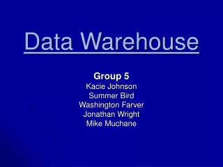 Data Warehouse