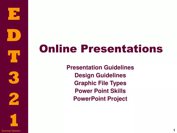 online presentations