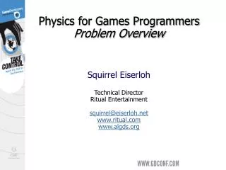 Physics for Games Programmers Problem Overview