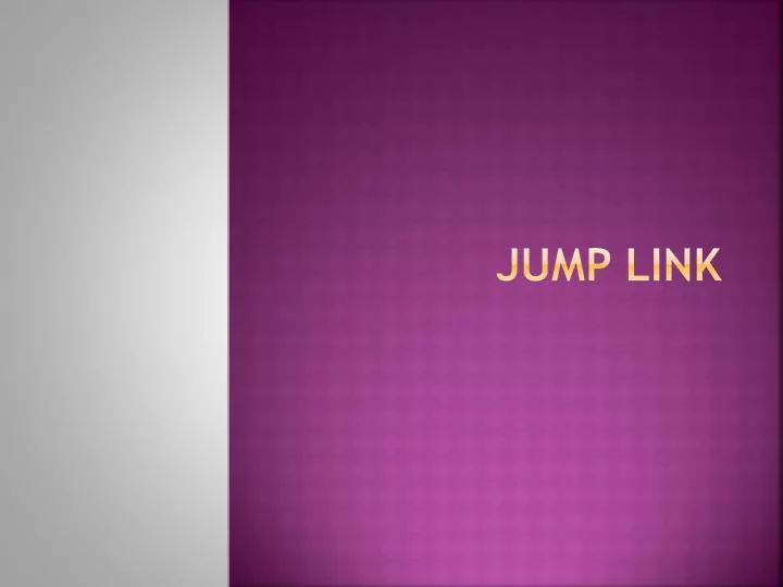 jump link
