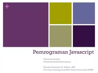 pemrograman javascript