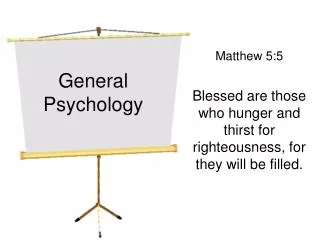 general psychology