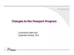 Changes to the Passport Program - slide 1