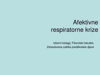 afektivne respiratorne krize