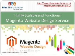Highly scalable & functional Magento website design service