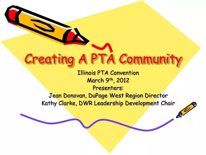 creating a pta community