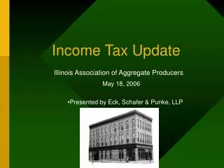 Income Tax Update