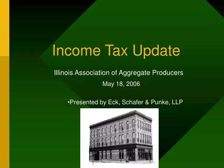 income tax update