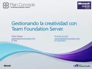gestionando la creatividad con team foundation server