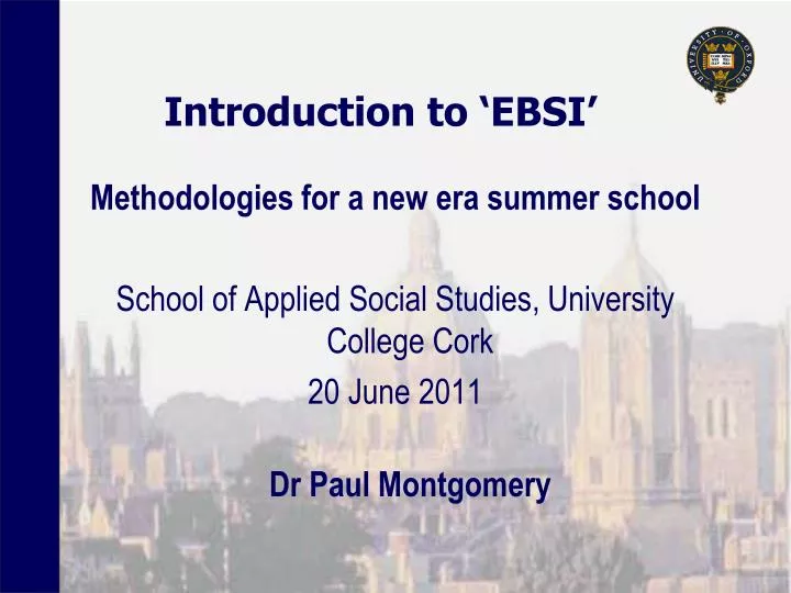 introduction to ebsi