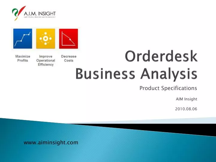 orderdesk business analysis