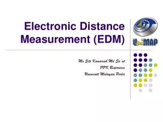 Electronic Distance Measurement (EDM)