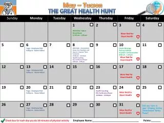 The Great Health Hunt