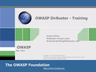 OWASP DirBuster - Training