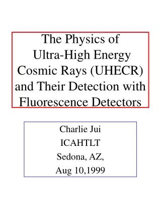 Charlie Jui ICAHTLT Sedona, AZ, Aug 10,1999