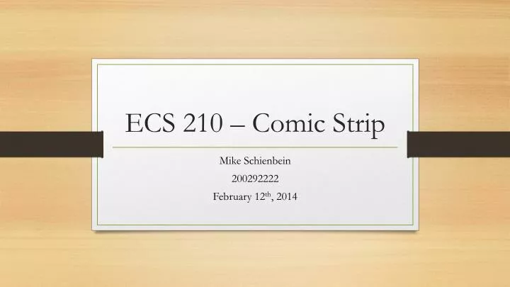 ecs 210 comic strip
