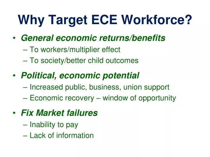 why target ece workforce