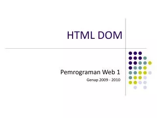 html dom