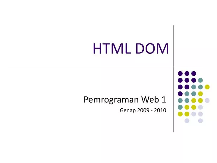 html dom