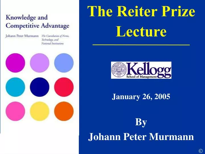 the reiter prize lecture