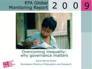 Gerd-Hanne Fosen Norwegian Ministry of Education and Research